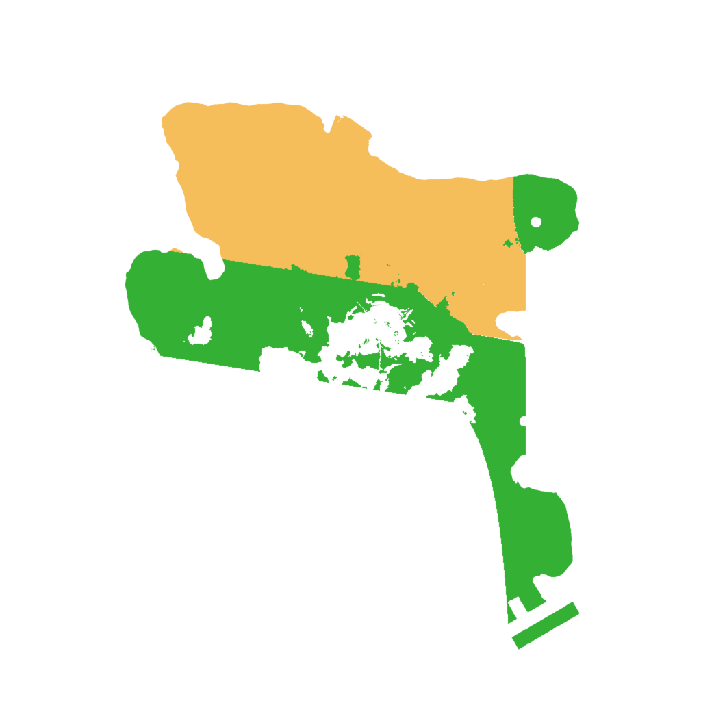Biome Rust Map: Procedural Map, Size: 2000, Seed: 494856