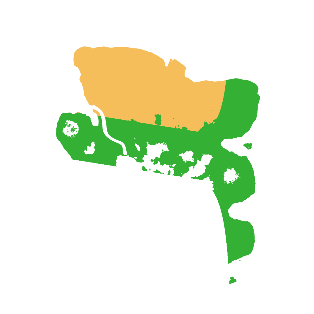 Biome Rust Map: Procedural Map, Size: 2000, Seed: 494856