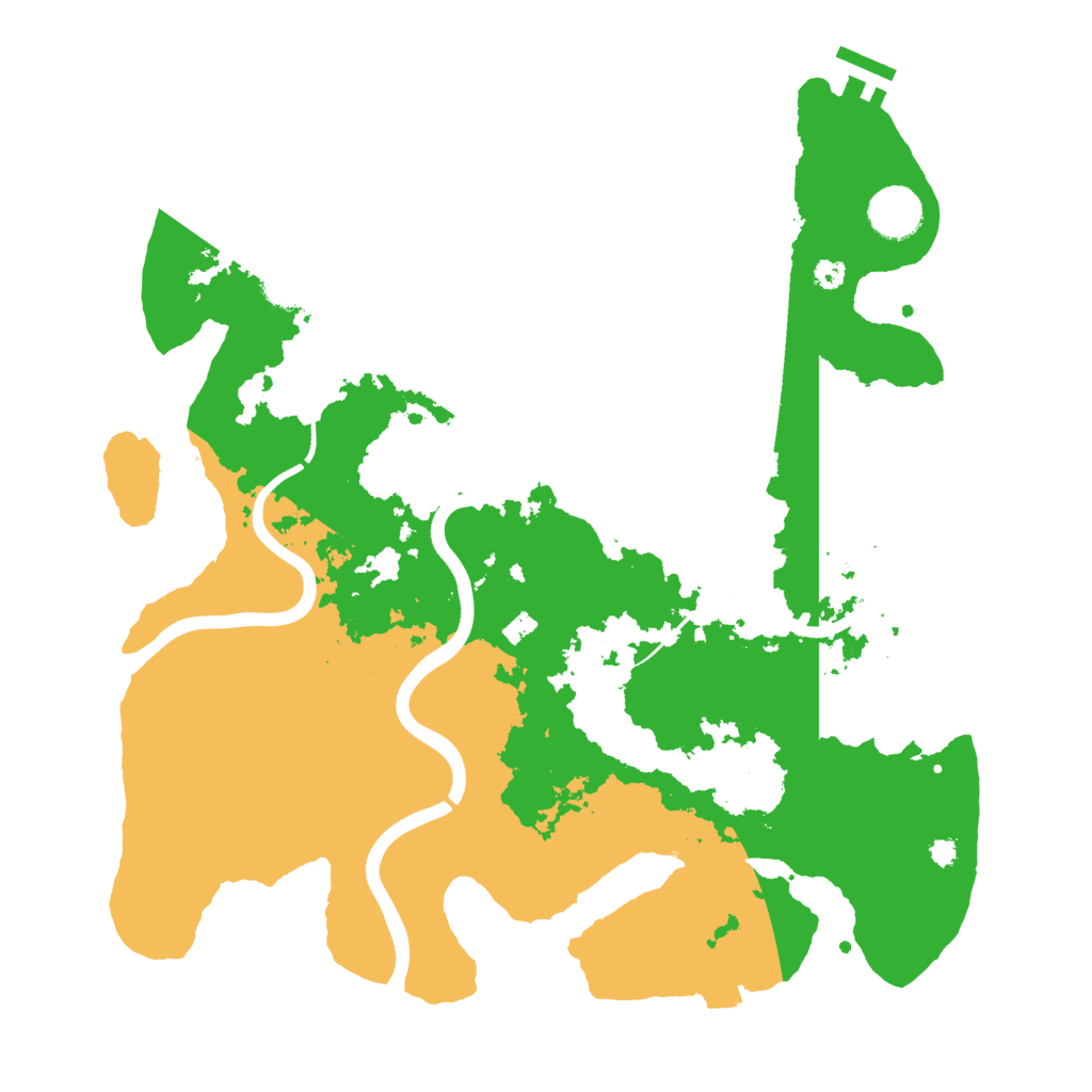 Biome Rust Map: Procedural Map, Size: 3600, Seed: 628827321