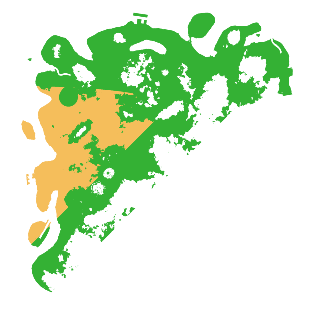 Biome Rust Map: Procedural Map, Size: 4500, Seed: 1861605056