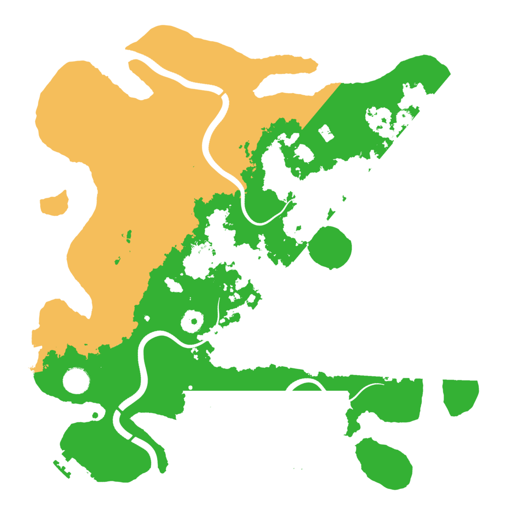 Biome Rust Map: Procedural Map, Size: 3500, Seed: 2017602275