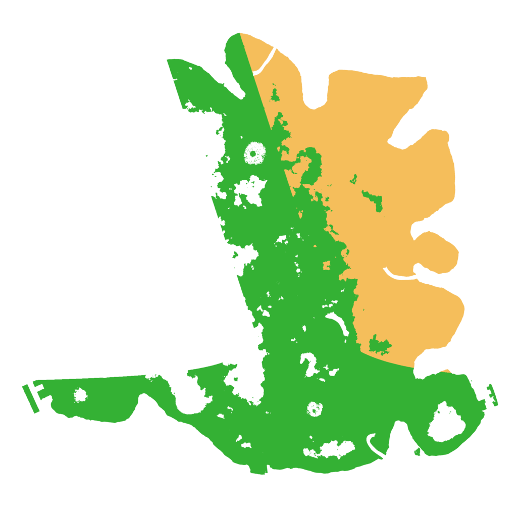 Biome Rust Map: Procedural Map, Size: 3500, Seed: 2099130514