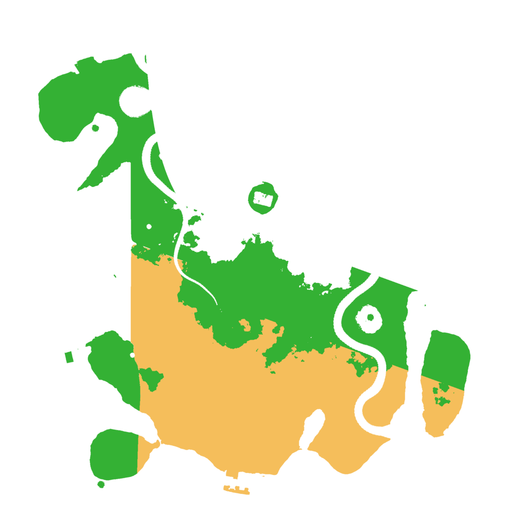 Biome Rust Map: Procedural Map, Size: 3000, Seed: 967777747