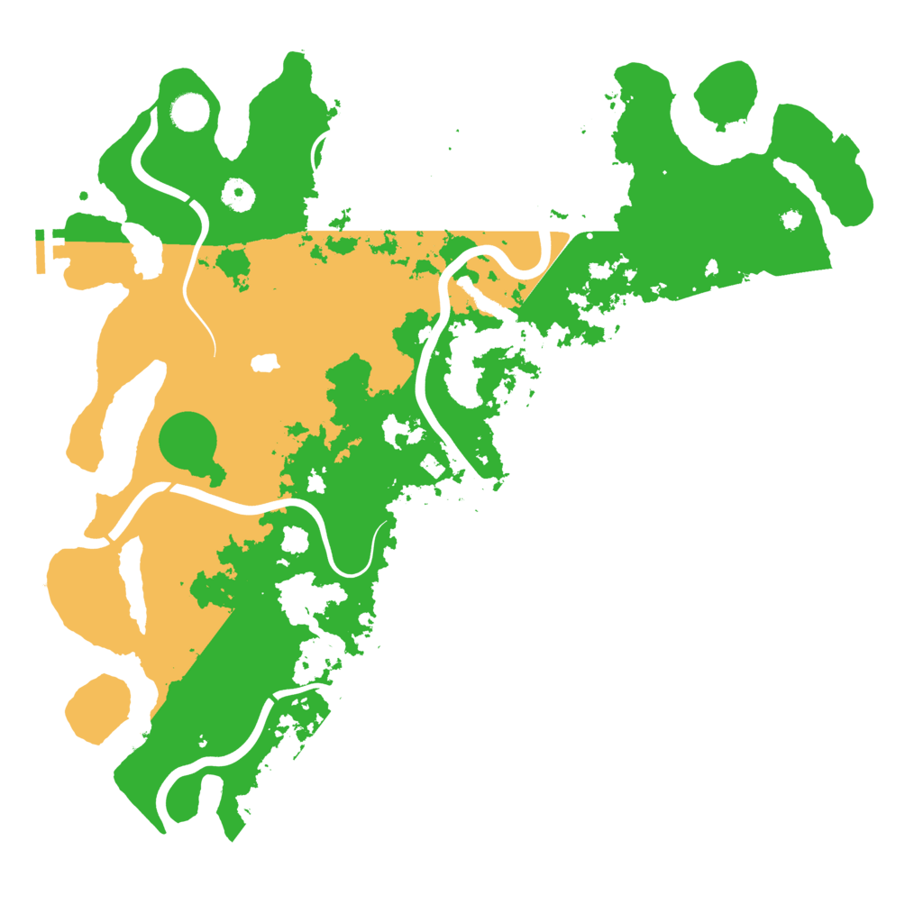 Biome Rust Map: Procedural Map, Size: 4200, Seed: 19800419