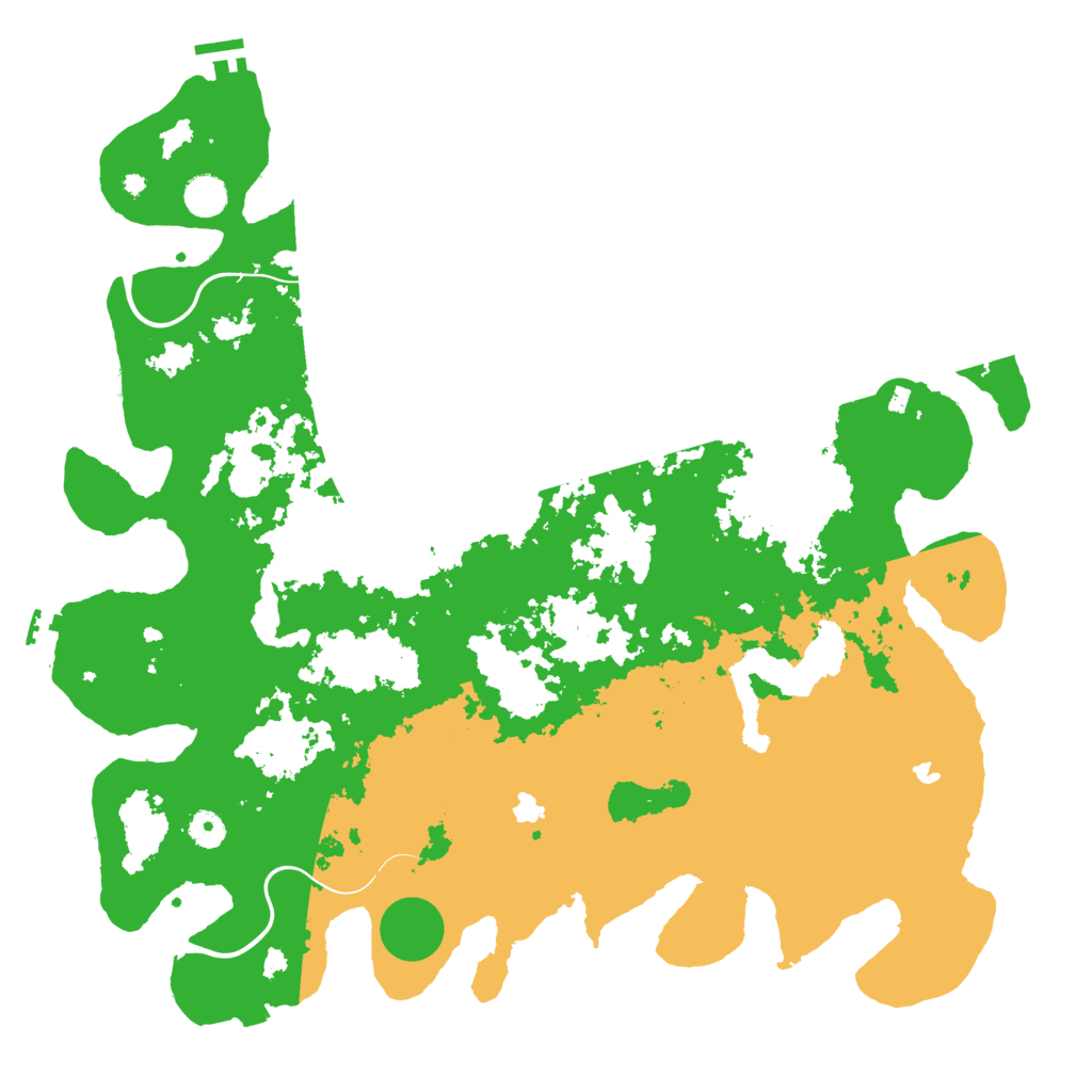 Biome Rust Map: Procedural Map, Size: 4500, Seed: 264613