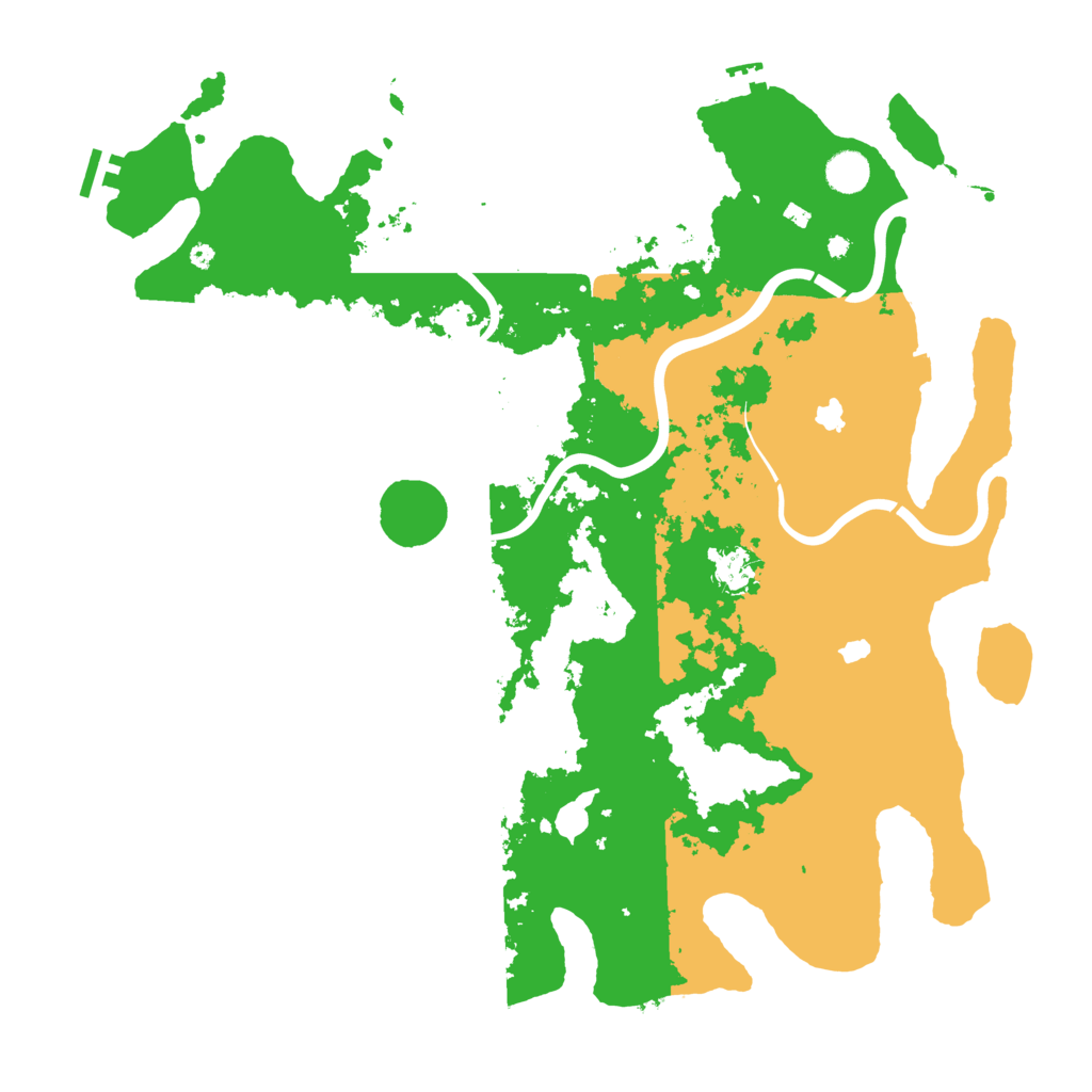 Biome Rust Map: Procedural Map, Size: 4500, Seed: 704057658