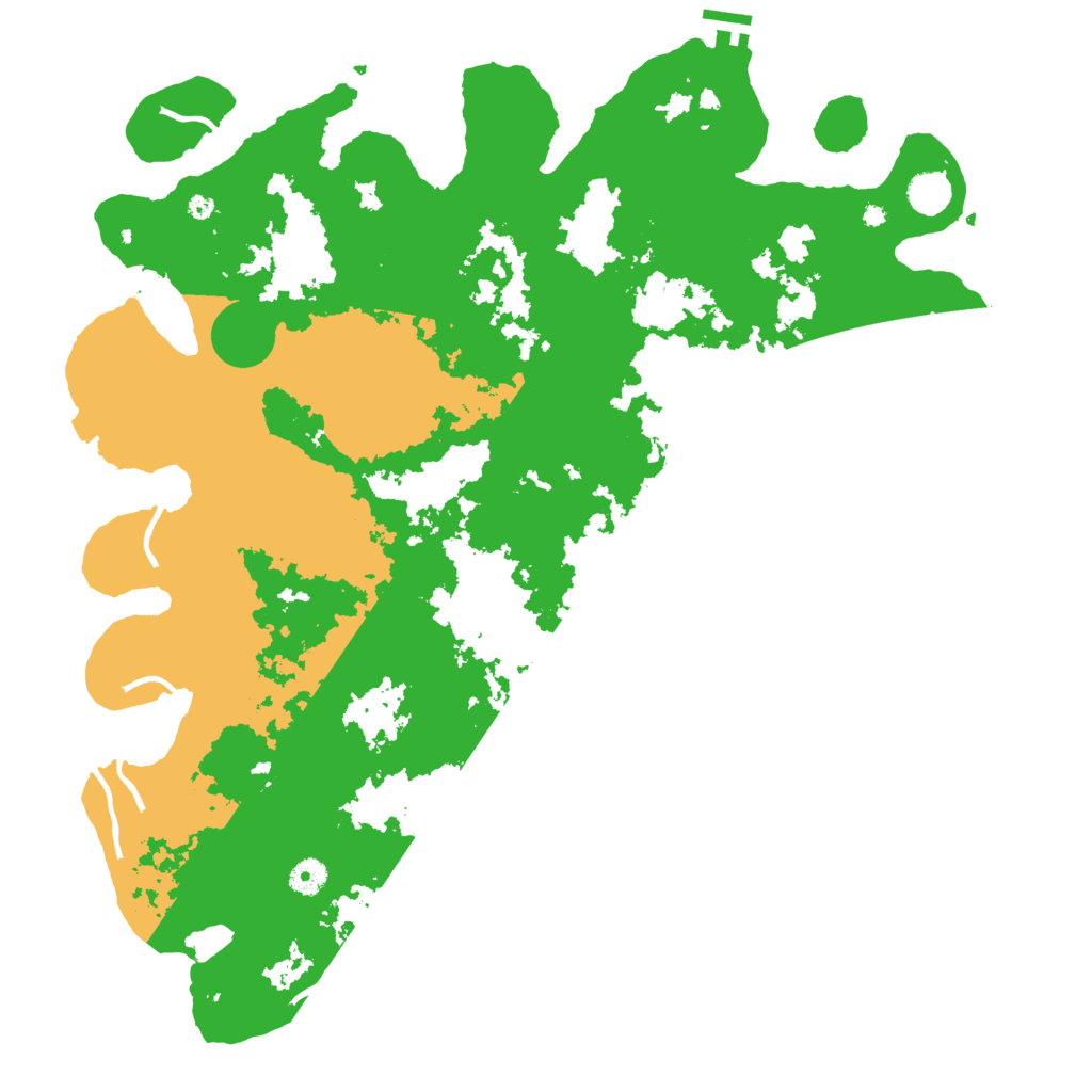 Biome Rust Map: Procedural Map, Size: 4500, Seed: 315686141