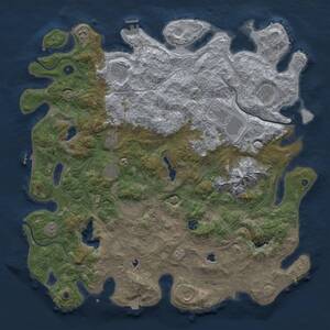 Thumbnail Rust Map: Procedural Map, Size: 5000, Seed: 67111, 17 Monuments