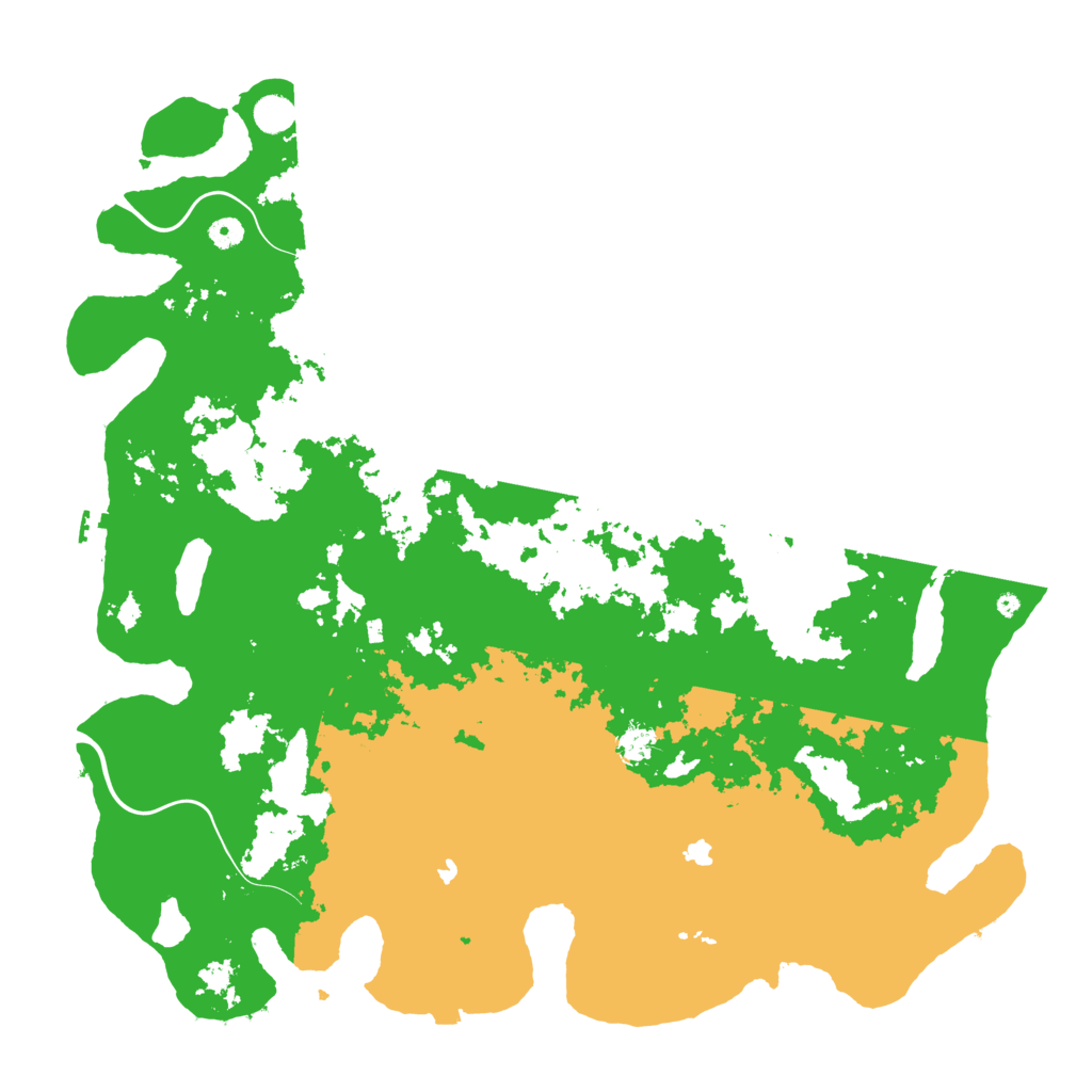 Biome Rust Map: Procedural Map, Size: 5000, Seed: 67111