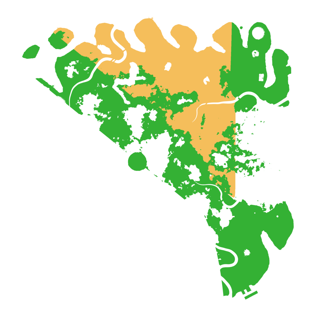 Biome Rust Map: Procedural Map, Size: 4500, Seed: 2117670411