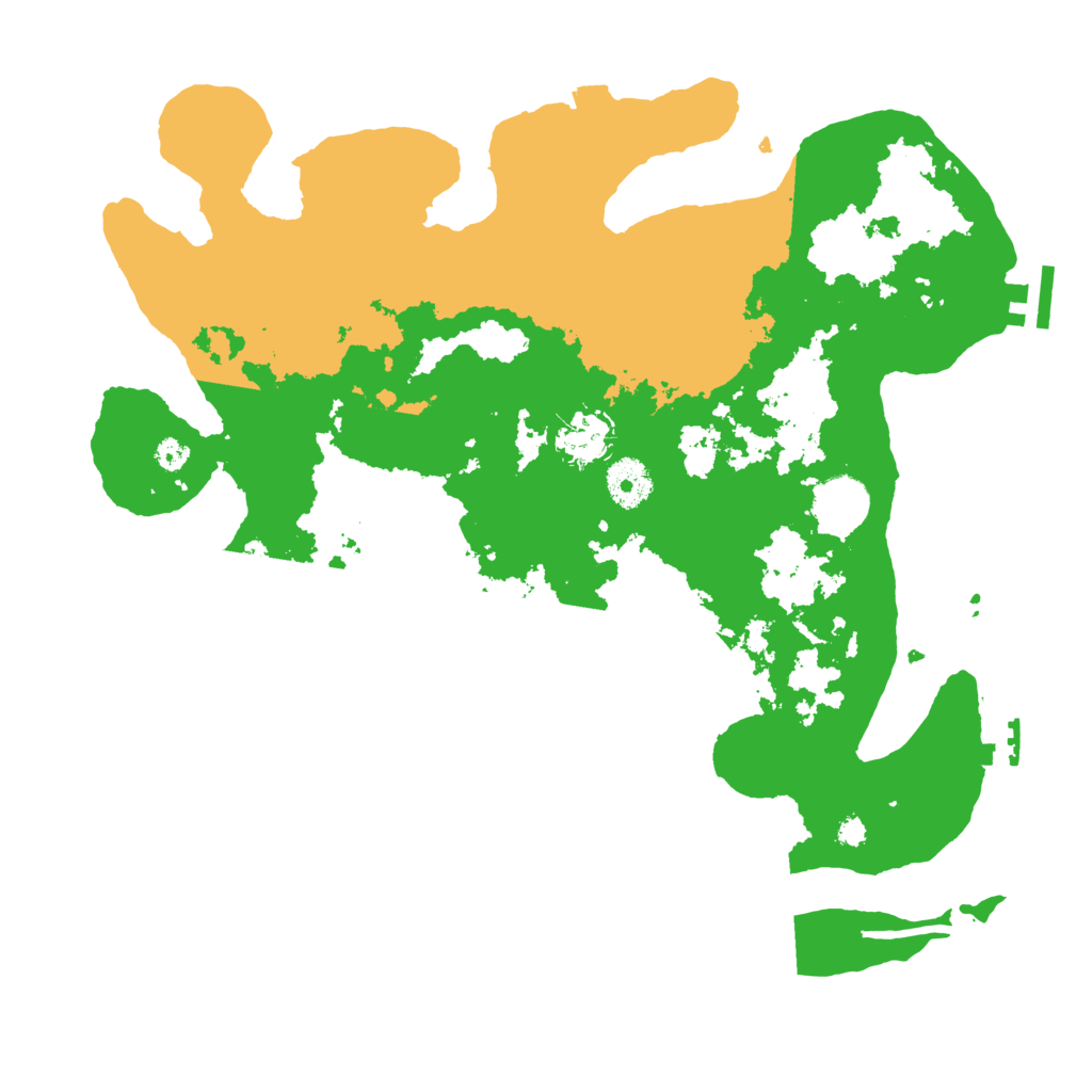 Biome Rust Map: Procedural Map, Size: 3500, Seed: 585771547