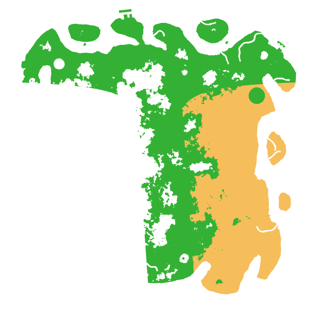 Biome Rust Map: Procedural Map, Size: 5000, Seed: 567971497