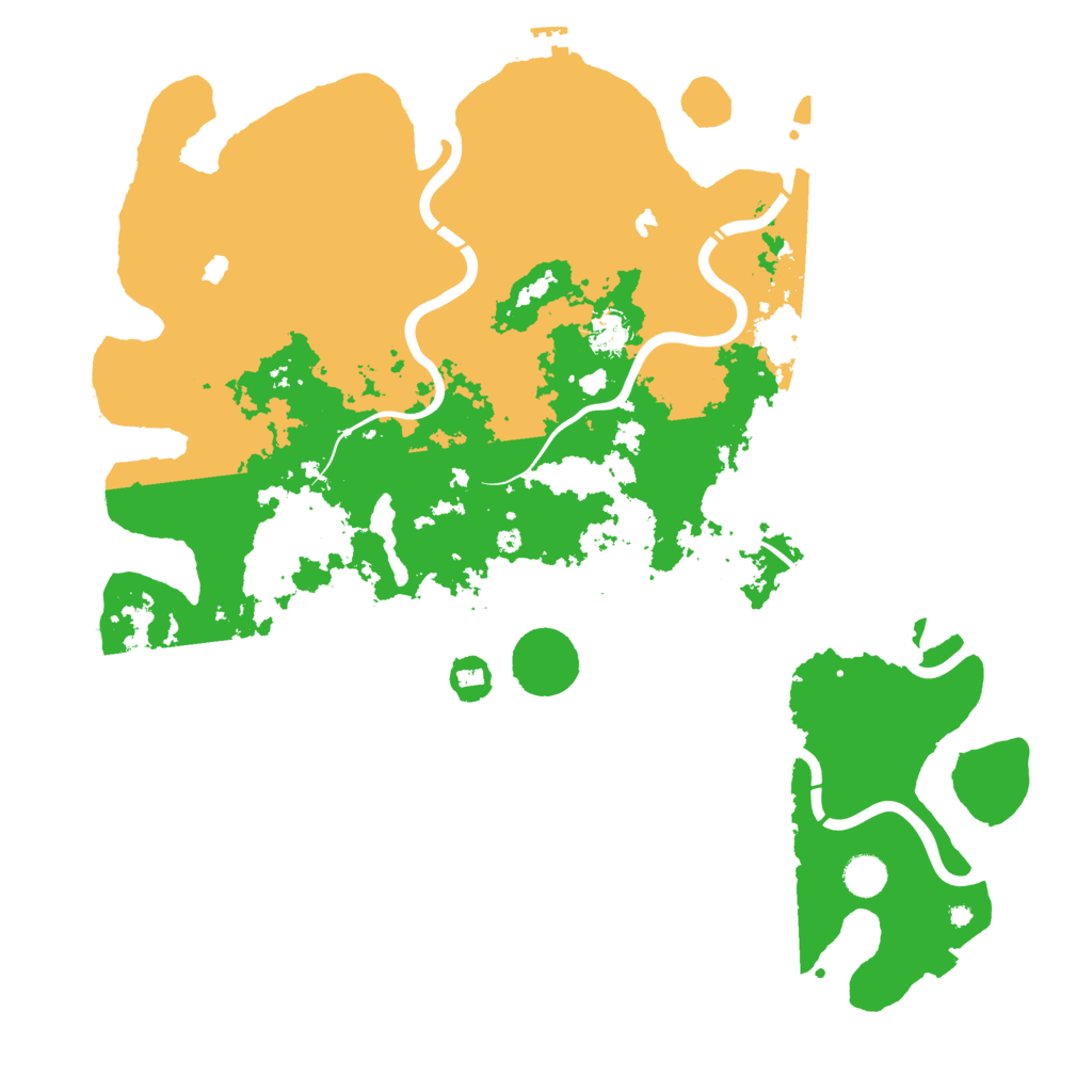 Biome Rust Map: Procedural Map, Size: 4500, Seed: 1156217009
