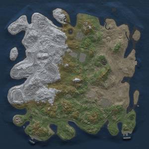 Thumbnail Rust Map: Procedural Map, Size: 4250, Seed: 351545806, 19 Monuments