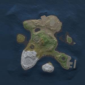 Thumbnail Rust Map: Procedural Map, Size: 2000, Seed: 35000, 6 Monuments