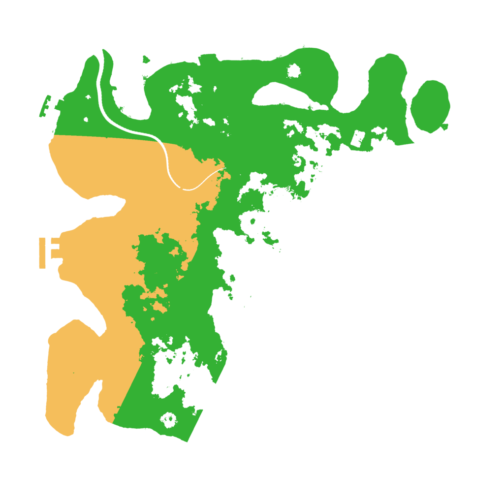 Biome Rust Map: Procedural Map, Size: 3300, Seed: 1279982407