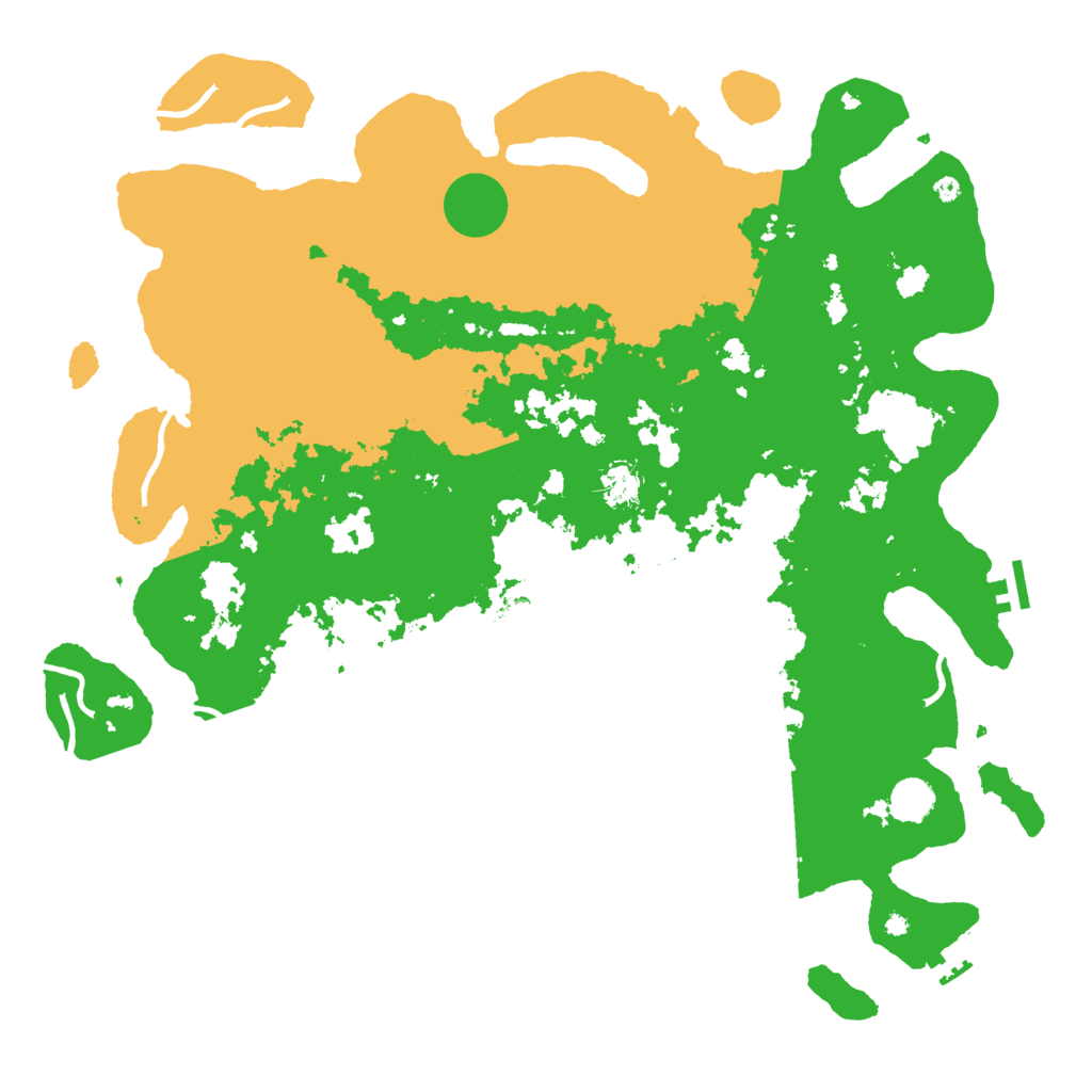 Biome Rust Map: Procedural Map, Size: 4500, Seed: 874279828