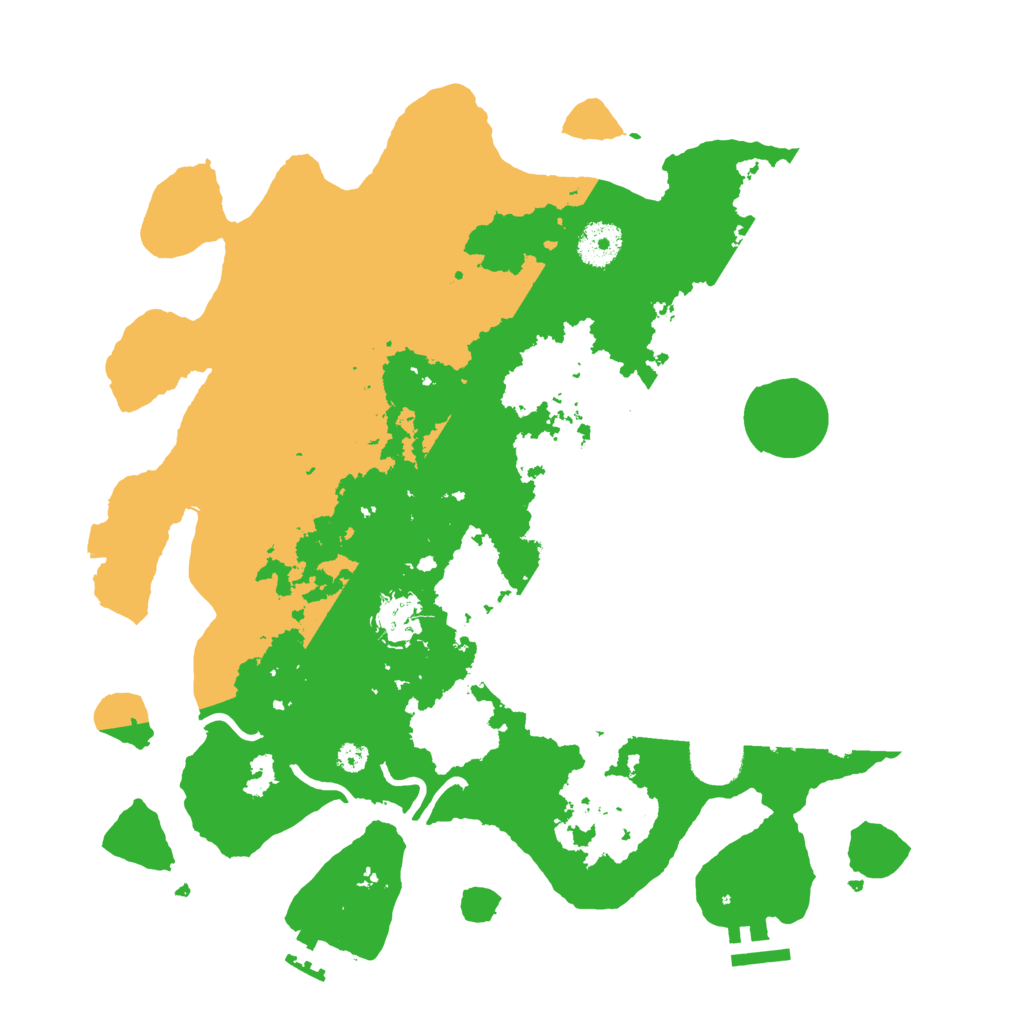 Biome Rust Map: Procedural Map, Size: 3500, Seed: 132521460