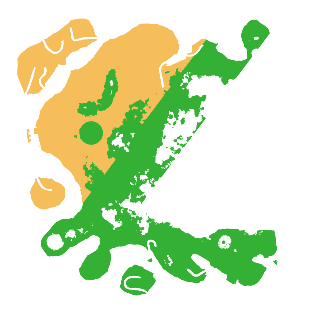Biome Rust Map: Procedural Map, Size: 3550, Seed: 253230622