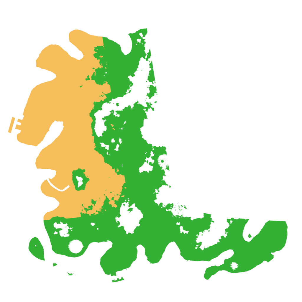 Biome Rust Map: Procedural Map, Size: 3888, Seed: 87675