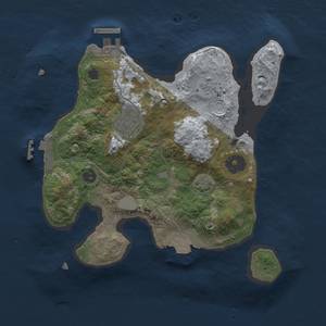 Thumbnail Rust Map: Procedural Map, Size: 2500, Seed: 168723313, 8 Monuments