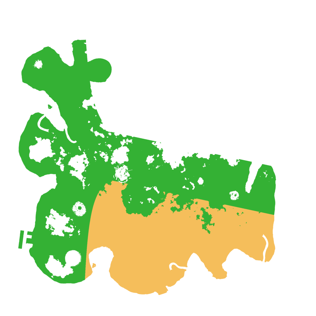 Biome Rust Map: Procedural Map, Size: 3500, Seed: 2050117107