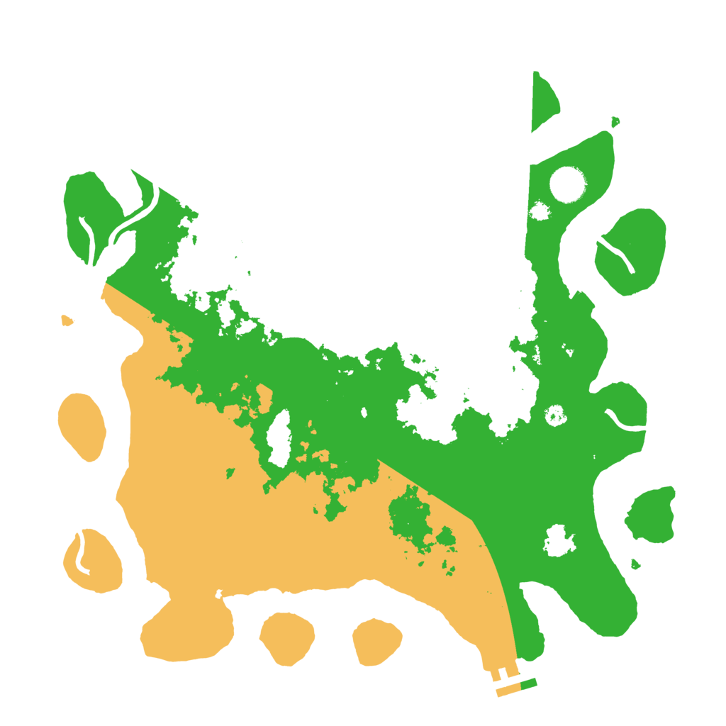 Biome Rust Map: Procedural Map, Size: 3550, Seed: 292096828