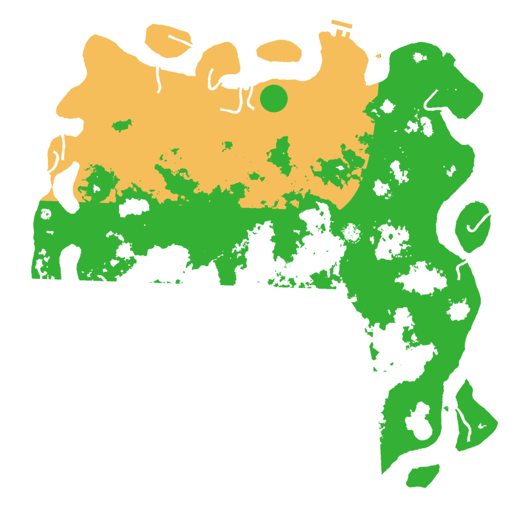 Biome Rust Map: Procedural Map, Size: 5000, Seed: 1914209505