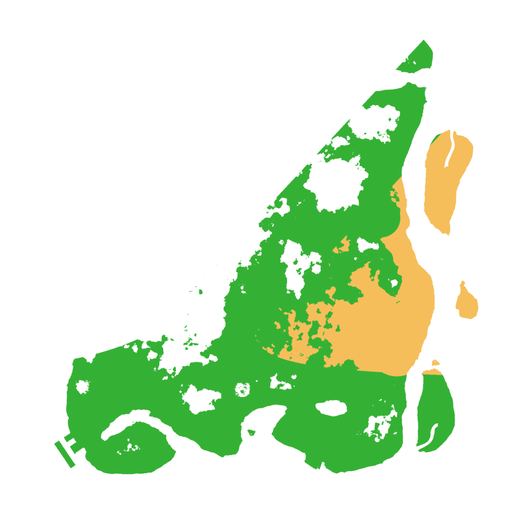 Biome Rust Map: Procedural Map, Size: 3500, Seed: 326861517