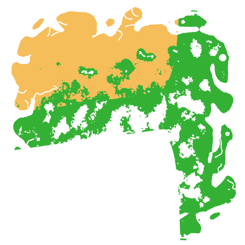 Biome Rust Map: Procedural Map, Size: 6000, Seed: 1799558798