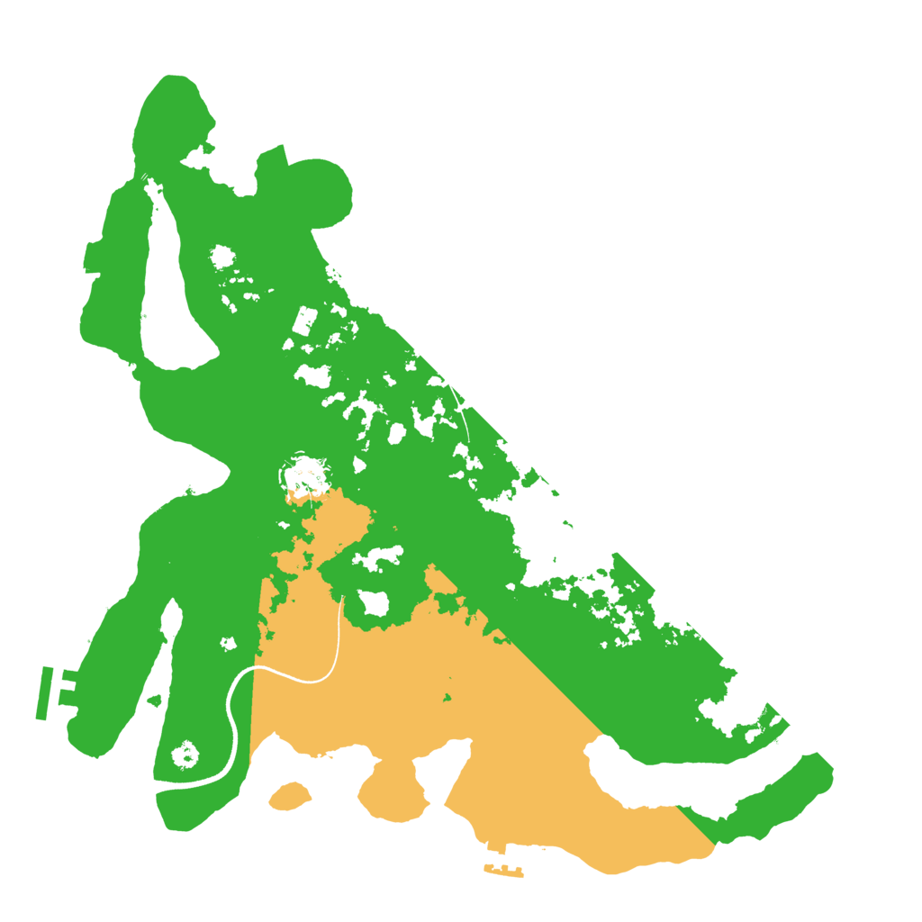 Biome Rust Map: Procedural Map, Size: 3500, Seed: 205260679