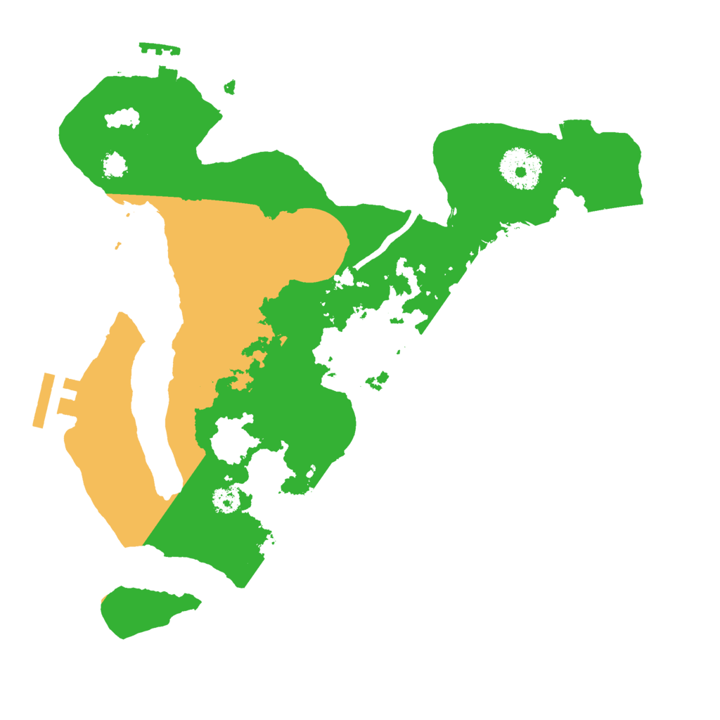 Biome Rust Map: Procedural Map, Size: 2650, Seed: 901593791
