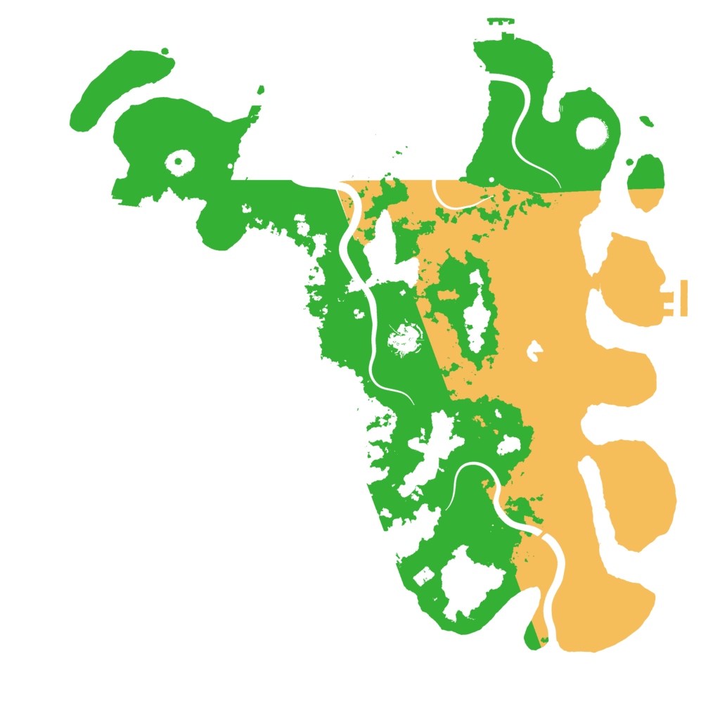 Biome Rust Map: Procedural Map, Size: 4000, Seed: 268046264