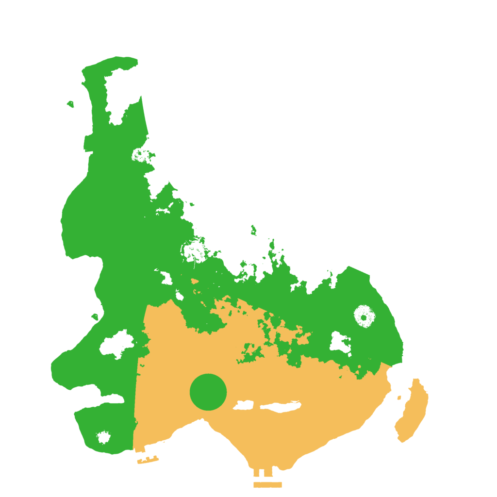 Biome Rust Map: Procedural Map, Size: 3550, Seed: 402042335