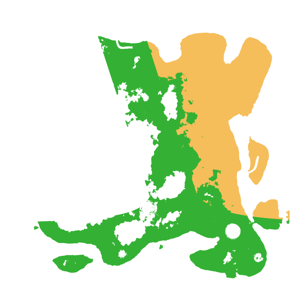 Biome Rust Map: Procedural Map, Size: 3500, Seed: 1010239759