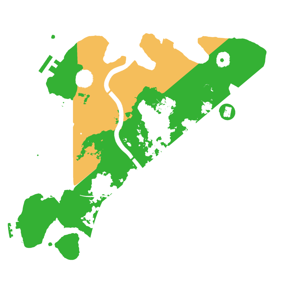 Biome Rust Map: Procedural Map, Size: 3000, Seed: 373737