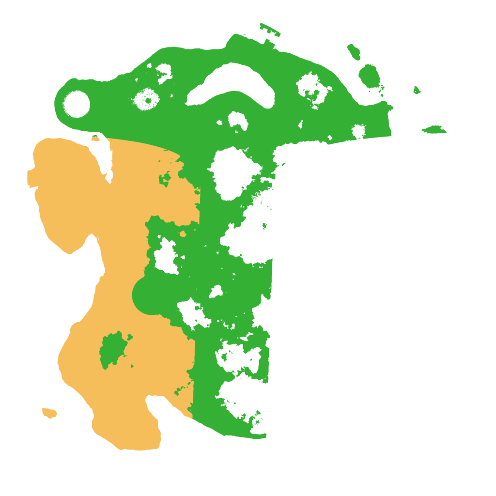 Biome Rust Map: Procedural Map, Size: 3300, Seed: 610286304