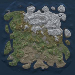 Thumbnail Rust Map: Procedural Map, Size: 4250, Seed: 226684420, 19 Monuments