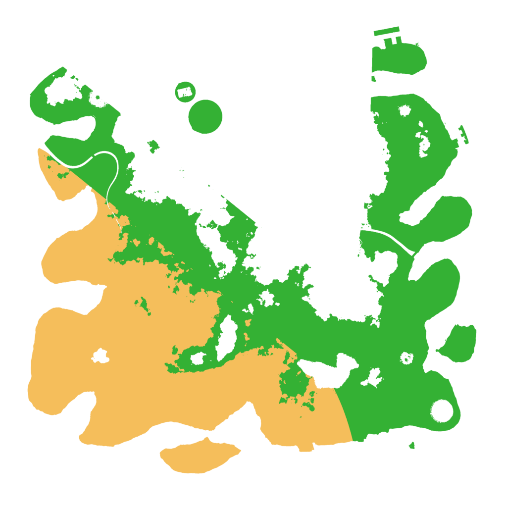 Biome Rust Map: Procedural Map, Size: 4000, Seed: 1363184218