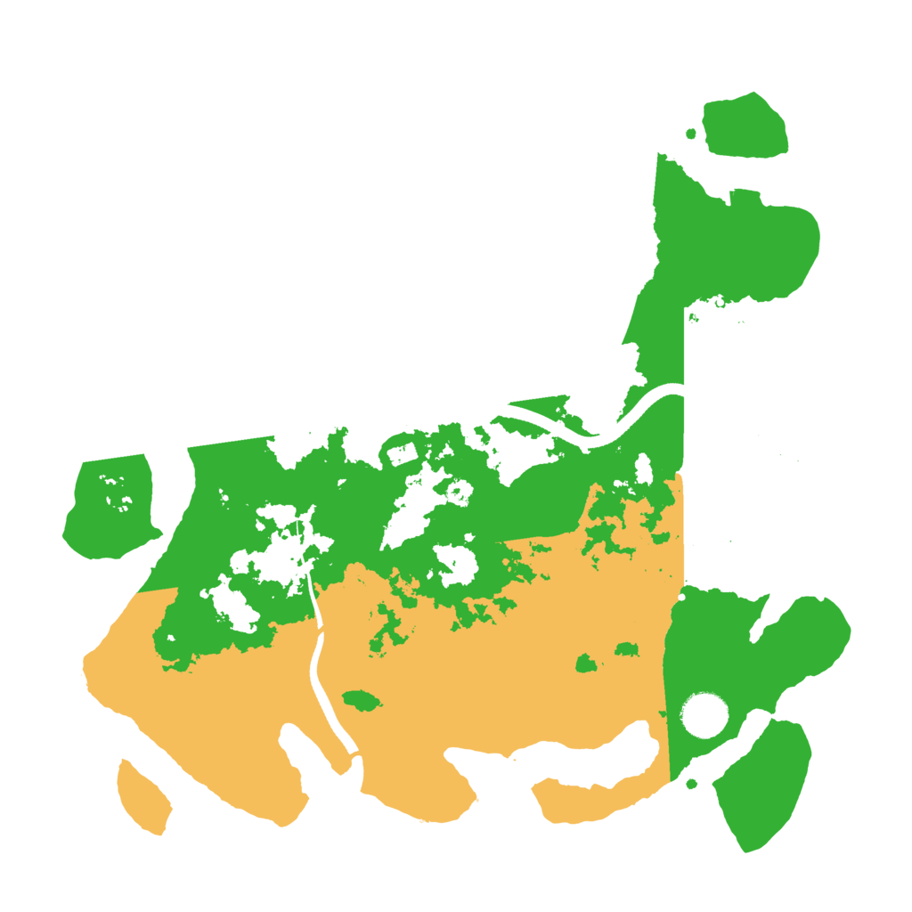 Biome Rust Map: Procedural Map, Size: 3500, Seed: 332148478