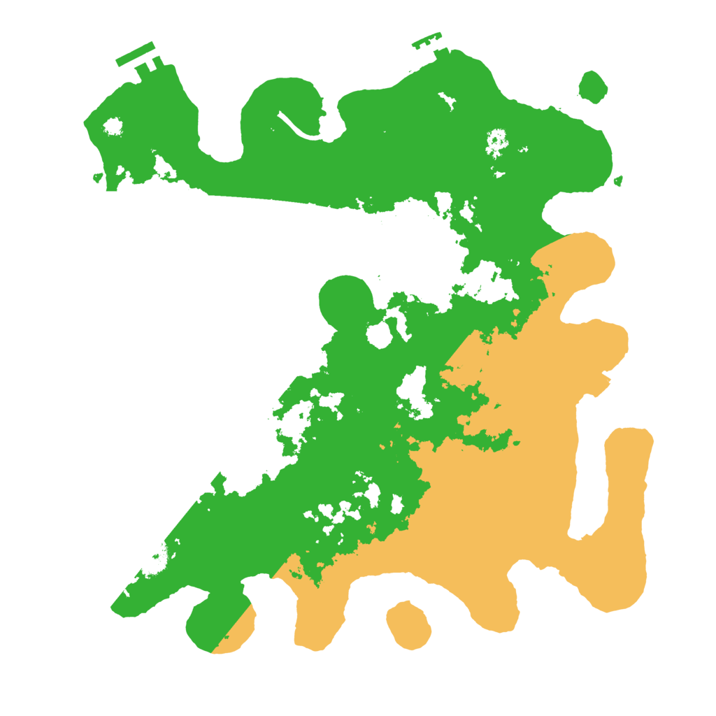 Biome Rust Map: Procedural Map, Size: 3500, Seed: 28012005