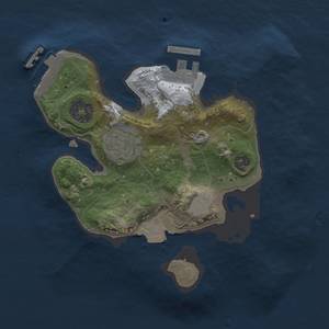 Thumbnail Rust Map: Procedural Map, Size: 2000, Seed: 746033853, 6 Monuments