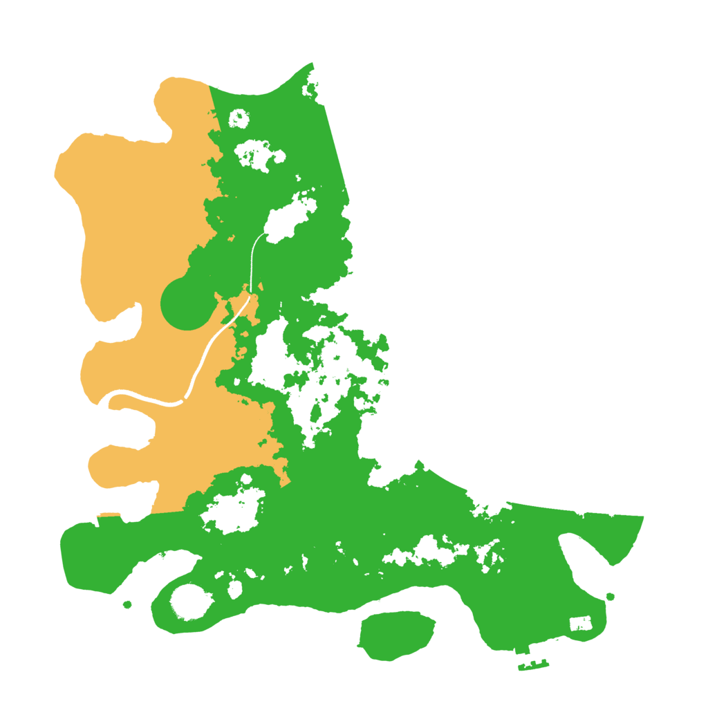 Biome Rust Map: Procedural Map, Size: 3500, Seed: 1748126947