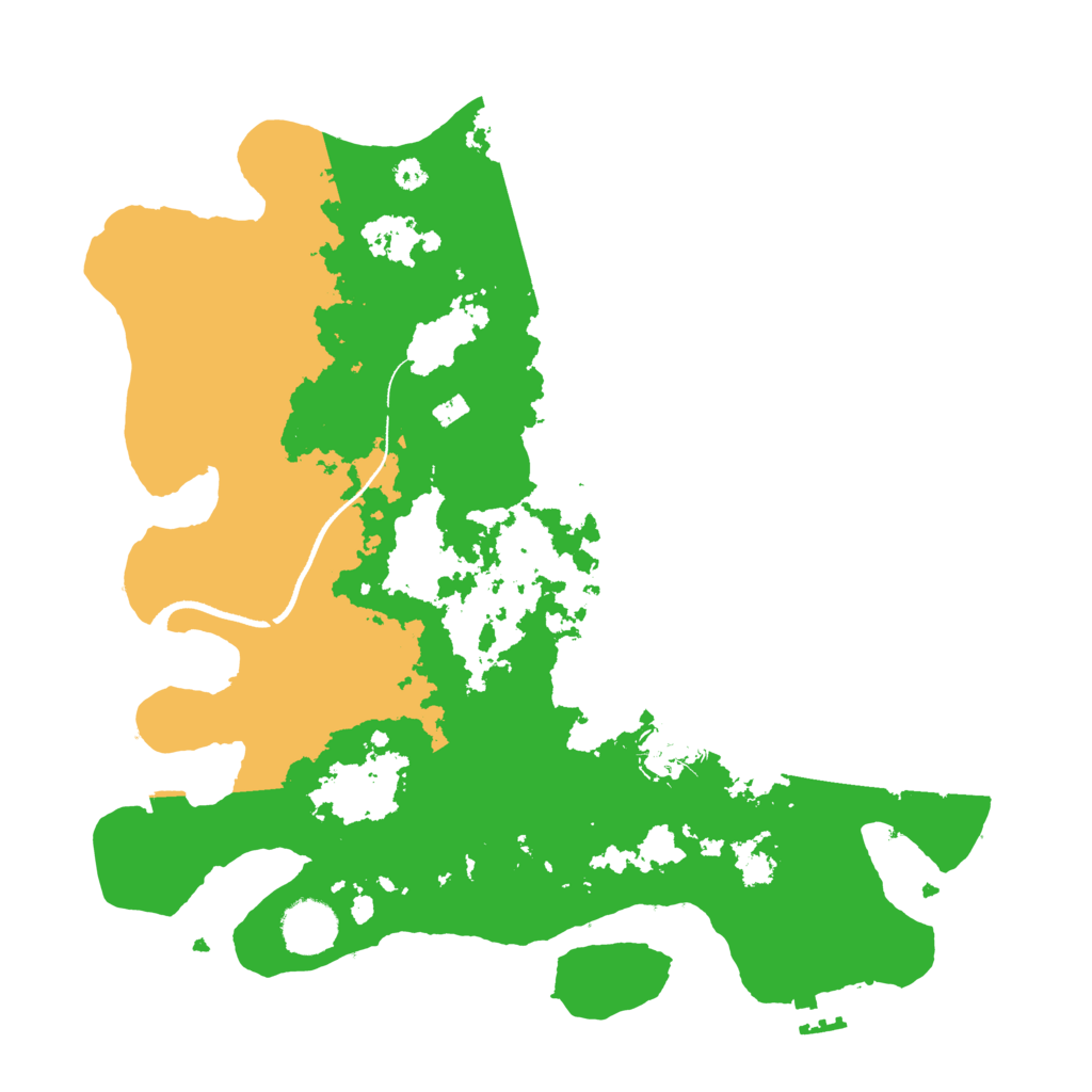 Biome Rust Map: Procedural Map, Size: 3500, Seed: 1748126947