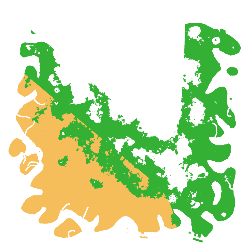 Biome Rust Map: Procedural Map, Size: 5000, Seed: 156123