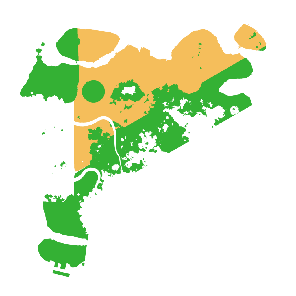 Biome Rust Map: Procedural Map, Size: 3500, Seed: 1644688160