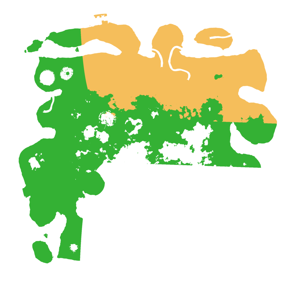 Biome Rust Map: Procedural Map, Size: 3500, Seed: 1340980713