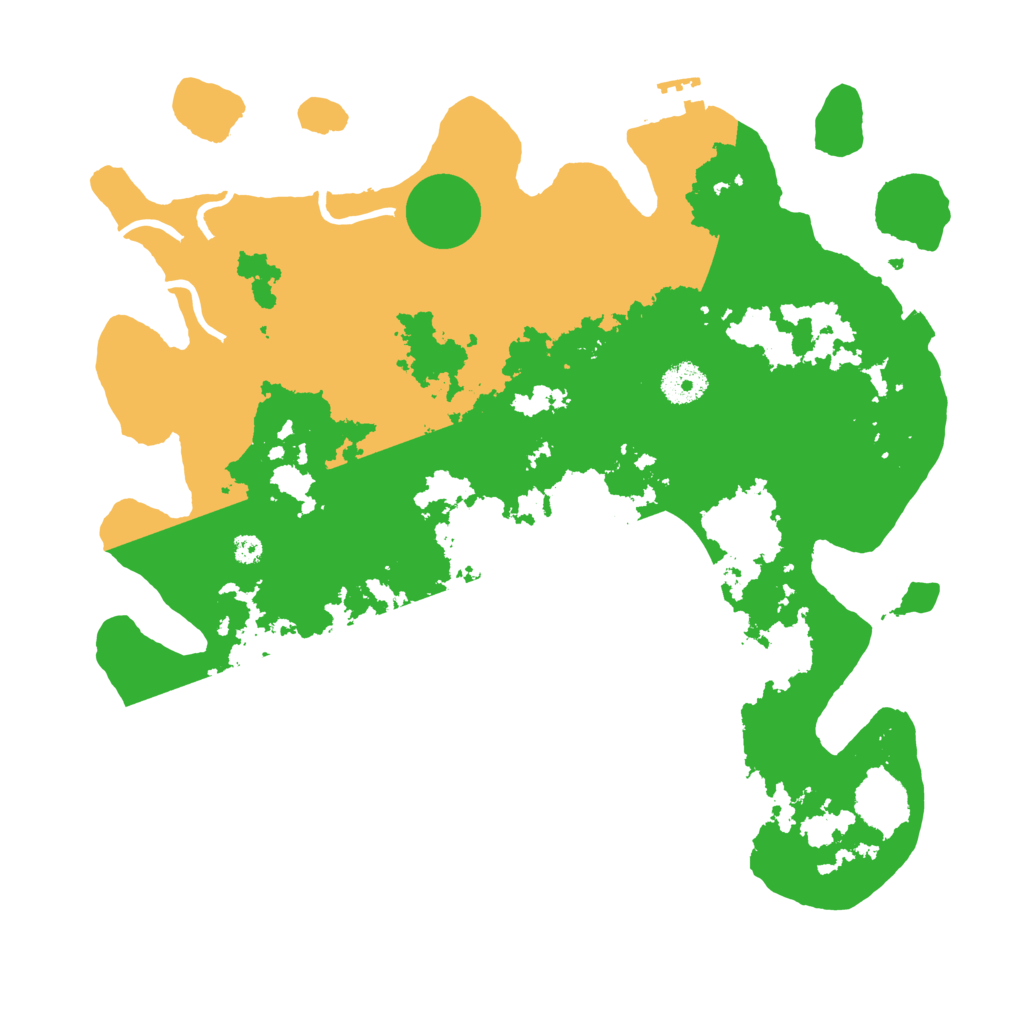 Biome Rust Map: Procedural Map, Size: 3600, Seed: 583901950