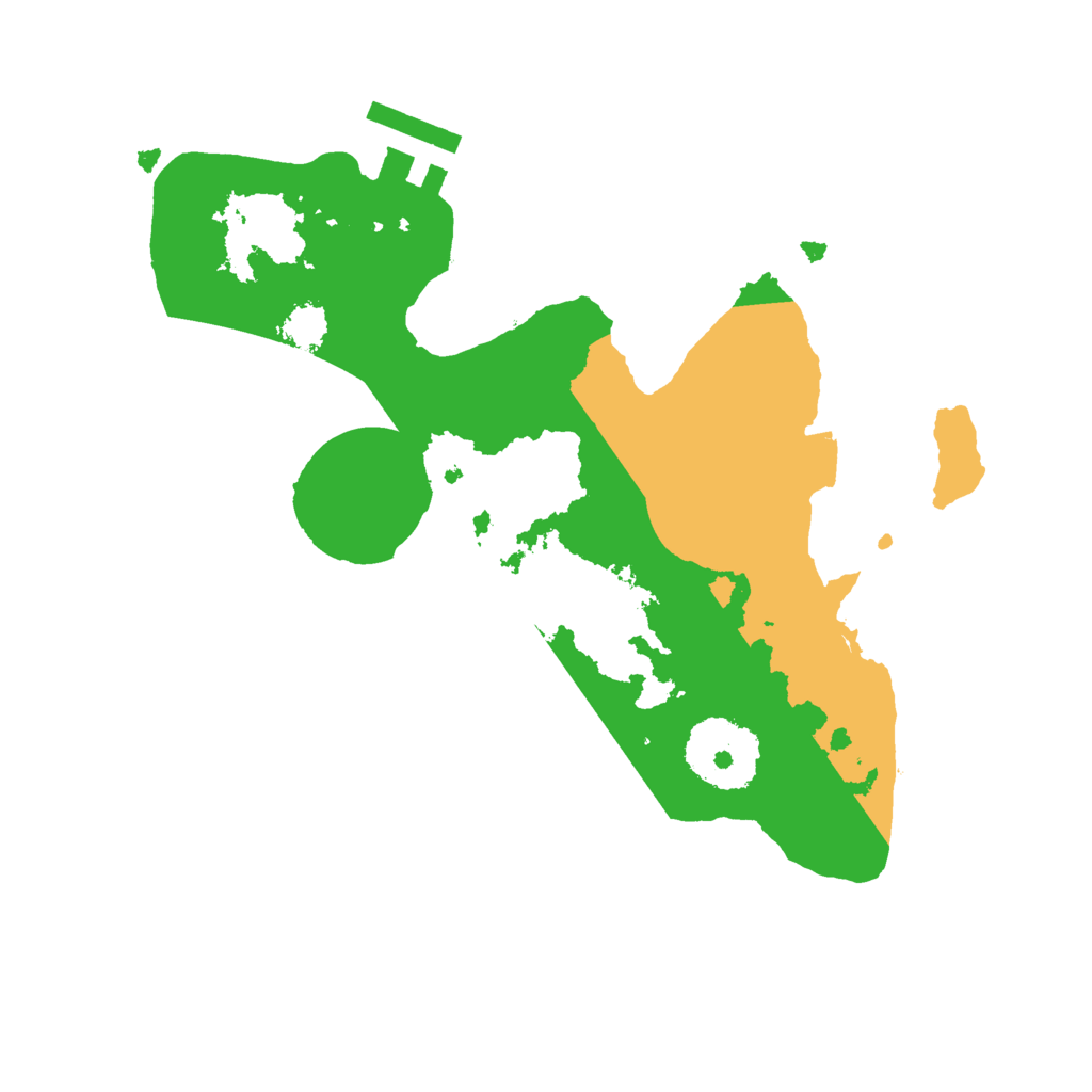 Biome Rust Map: Procedural Map, Size: 2300, Seed: 1151234569