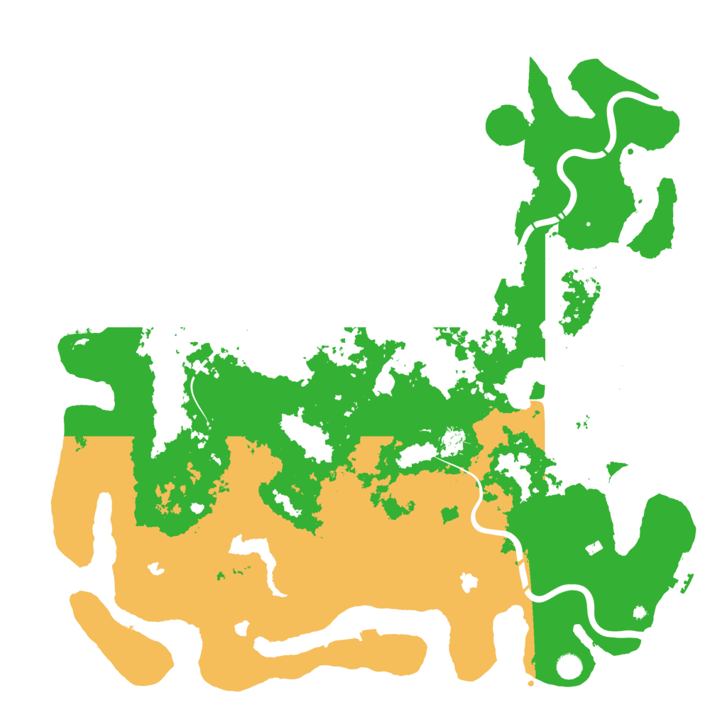 Biome Rust Map: Procedural Map, Size: 5000, Seed: 672734923